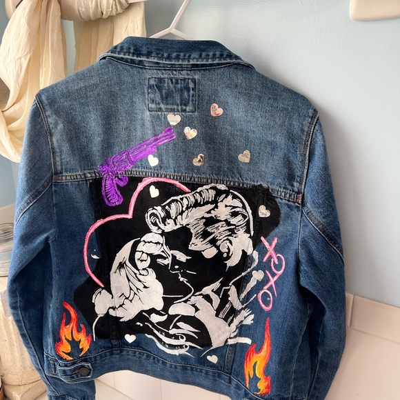 Custom painted jacket - Picture 3 of 5
